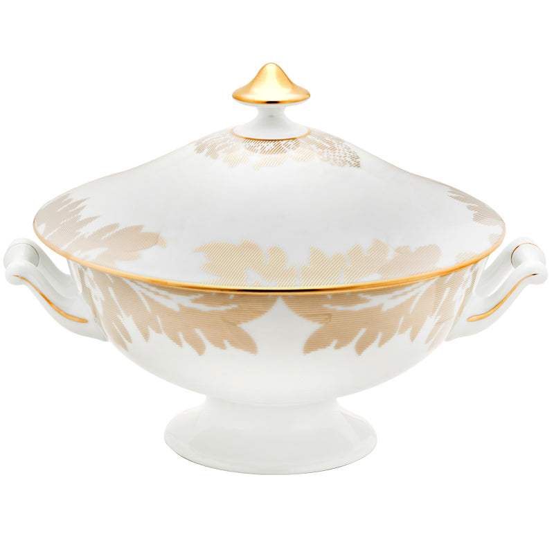 Gold soup tureen