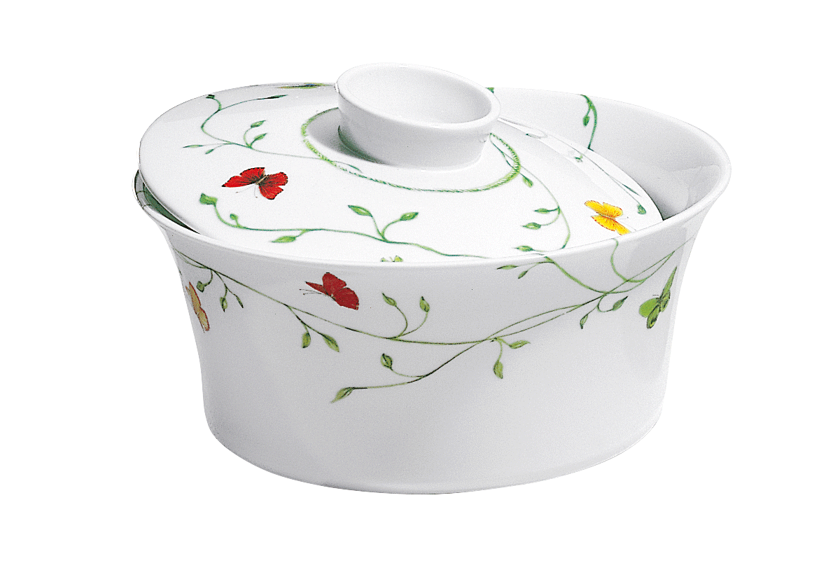 Chinese Covered Vegetable Bowl
