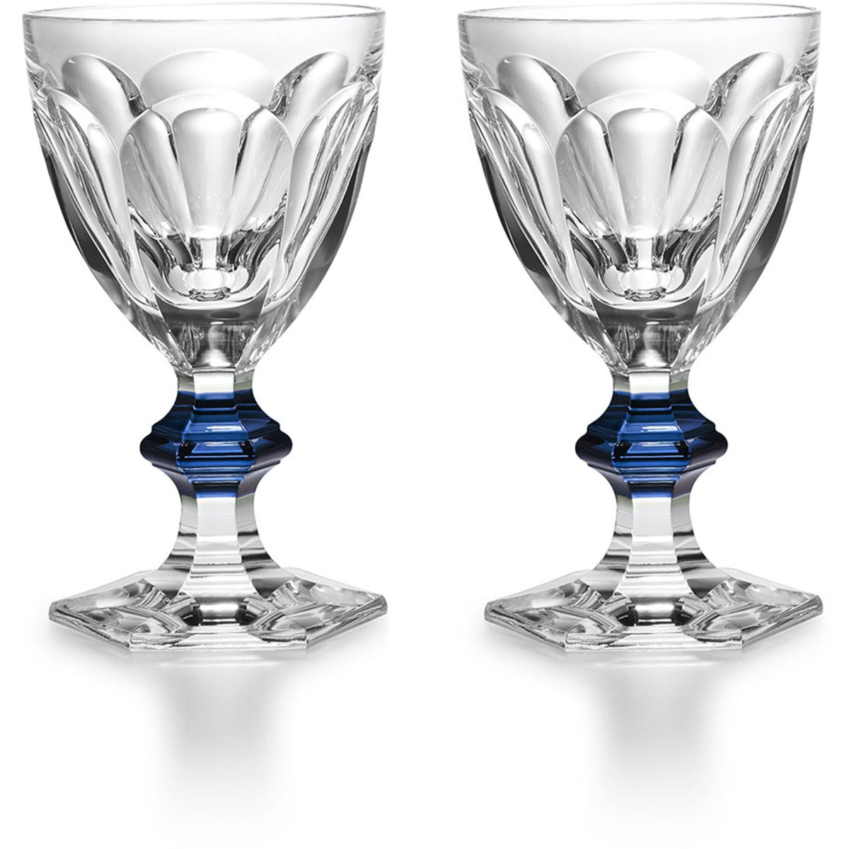 Pair of Blue Water Glasses