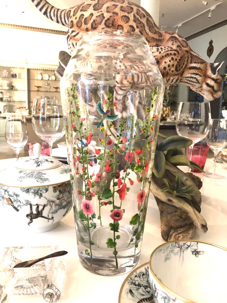 Hollyhock Vase
